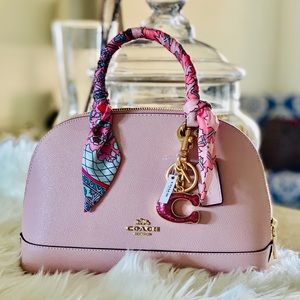 coach bag/key chain/bag scarf